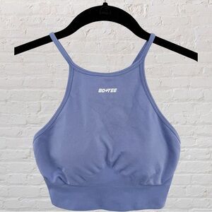 Bo+Tee Periwinkle Sports Bra